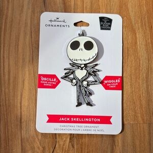 Hallmark Black and White Jack Skellington Ornament